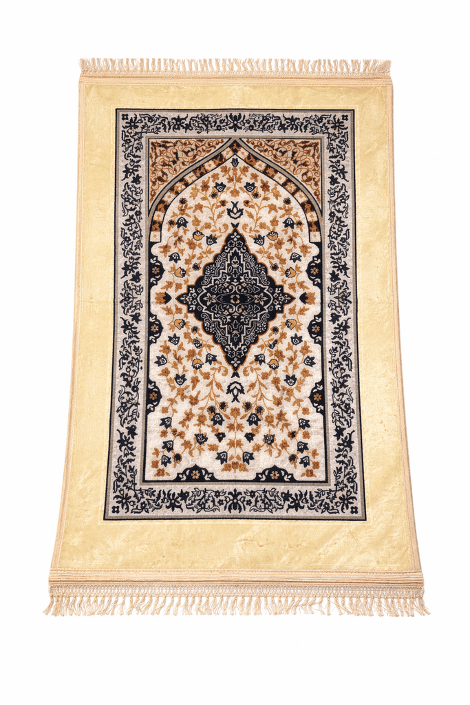 Velvet Prayer Mat (White)