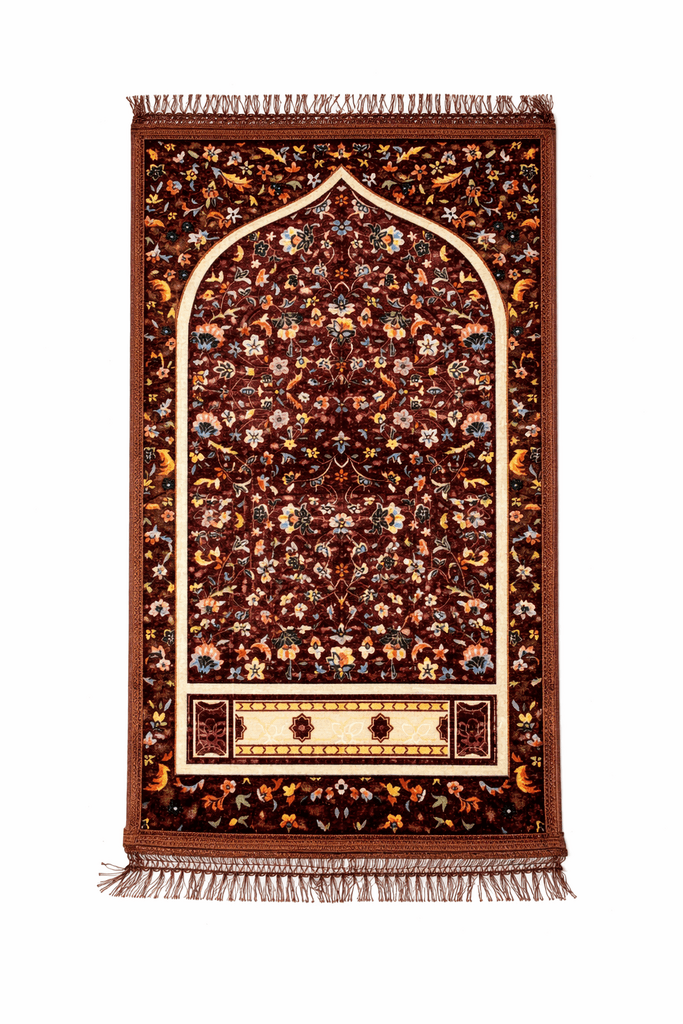 Velvet Prayer Mat (Dark Red)