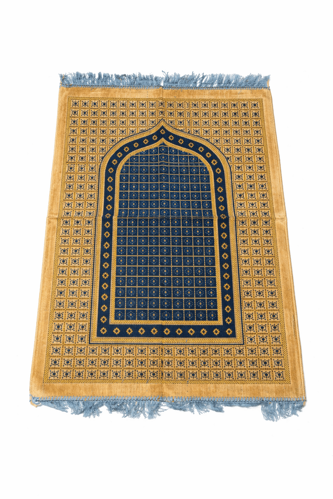 Velvet Prayer Mat (Blue)