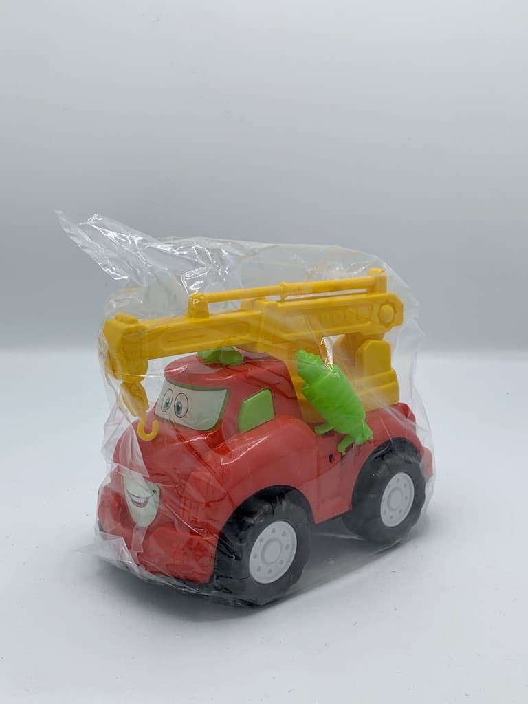 12pcs Kids Crane Truck Toy (Red) 2