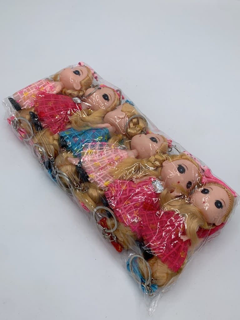 Cute Doll Keychain - 12pcs Set (Multicolor)