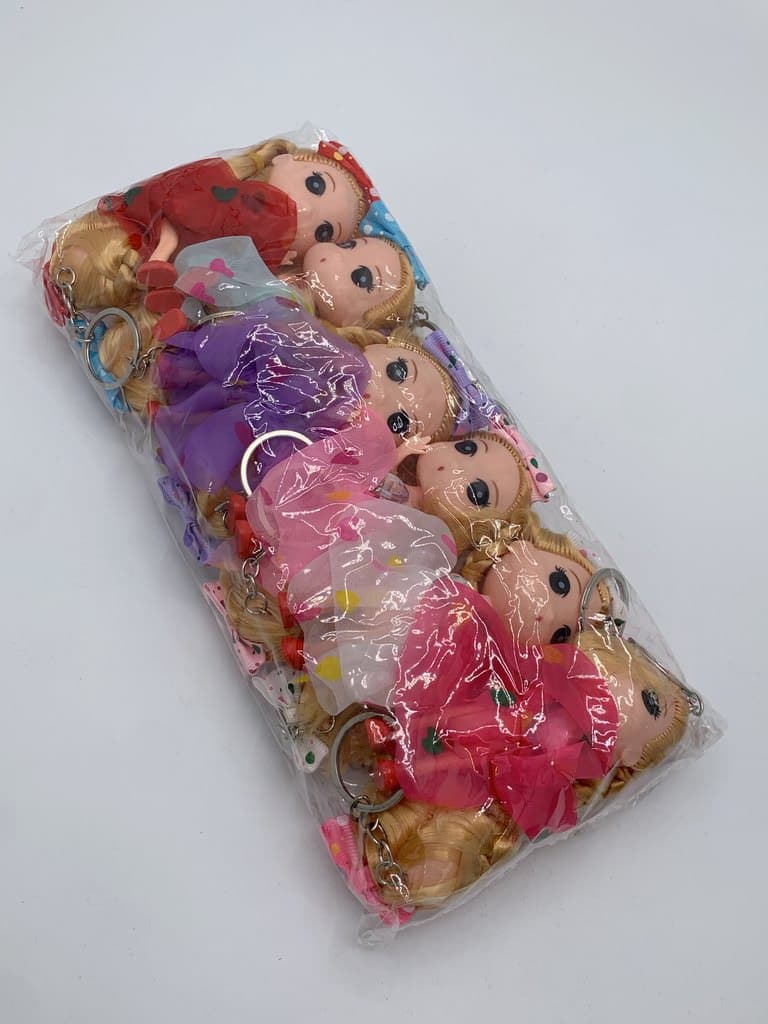 Cute Doll Keychain - 12pcs Set (Multicolor)