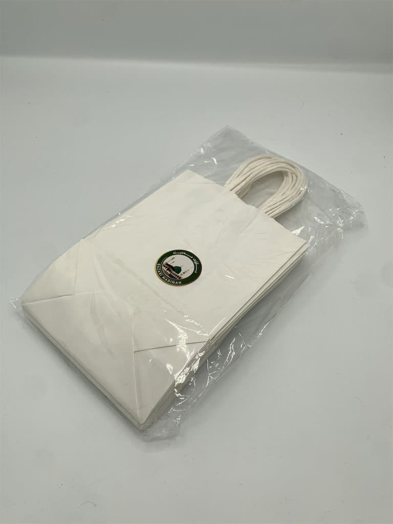 12pcs Paper Bag - White (M) 2