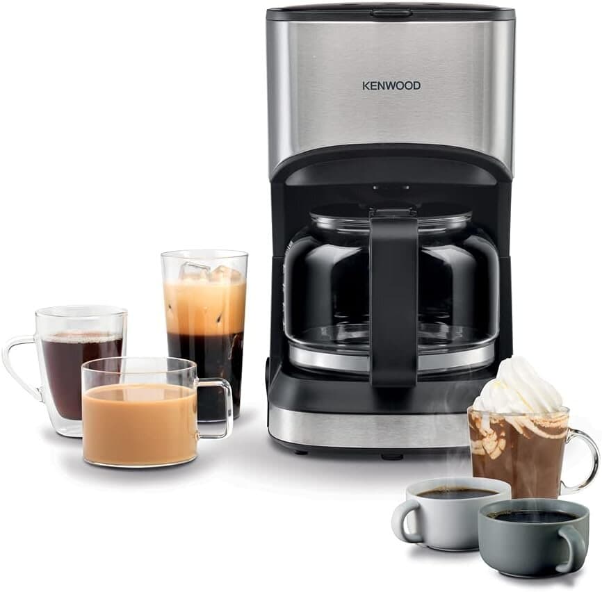 Kenwood Drip Coffee Maker 6 Cups 900W - CMM05.000BM (Silver/Black) 4