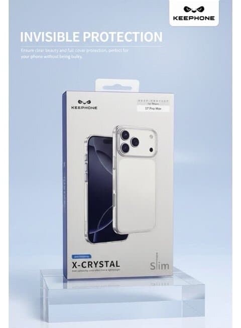 iPhone 17 Pro Max Transparent Case - Never Yellow Ultra Thin & Lightweight - keephone 2