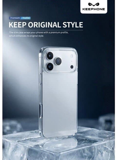 iPhone 17 Pro Max Transparent Case - Never Yellow Ultra Thin & Lightweight - keephone 4