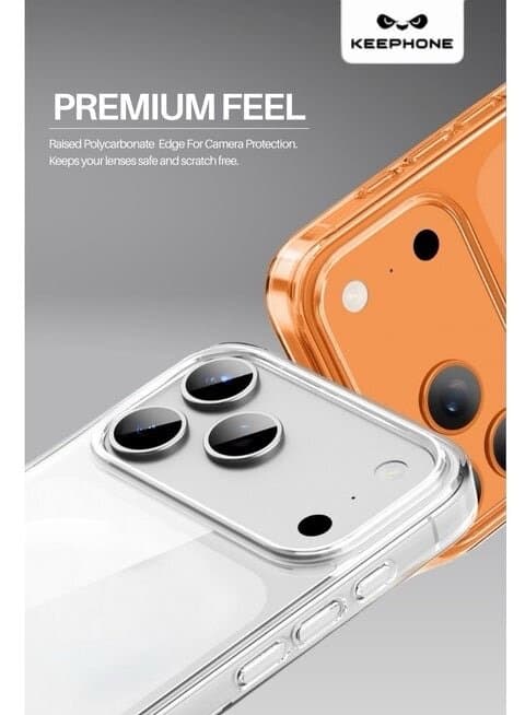 iPhone 17 Pro Max Transparent Case - Never Yellow Ultra Thin & Lightweight - keephone 6