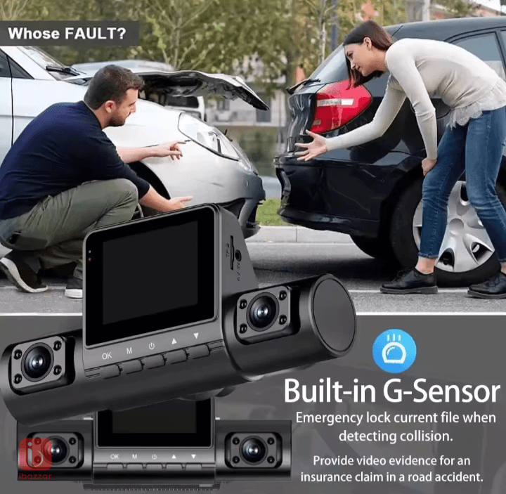 📹 4-Lens Car Dash Cam – Full Coverage Protection 4