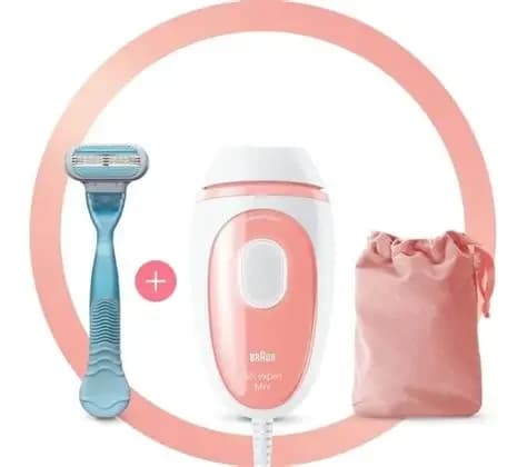 Braun Laser Hair Removal Device - PL1014 (Pink)