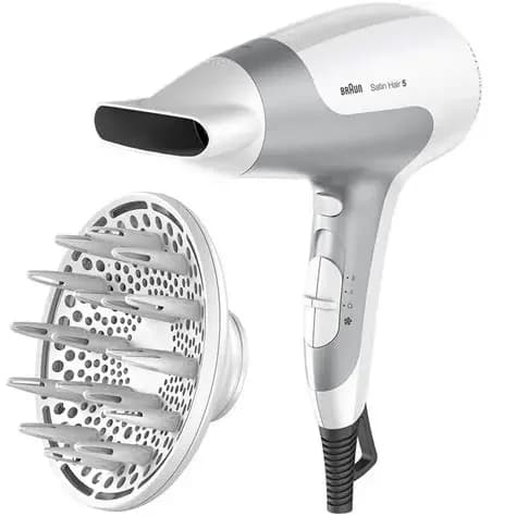 Braun Hair Dryer - HD585 (White)