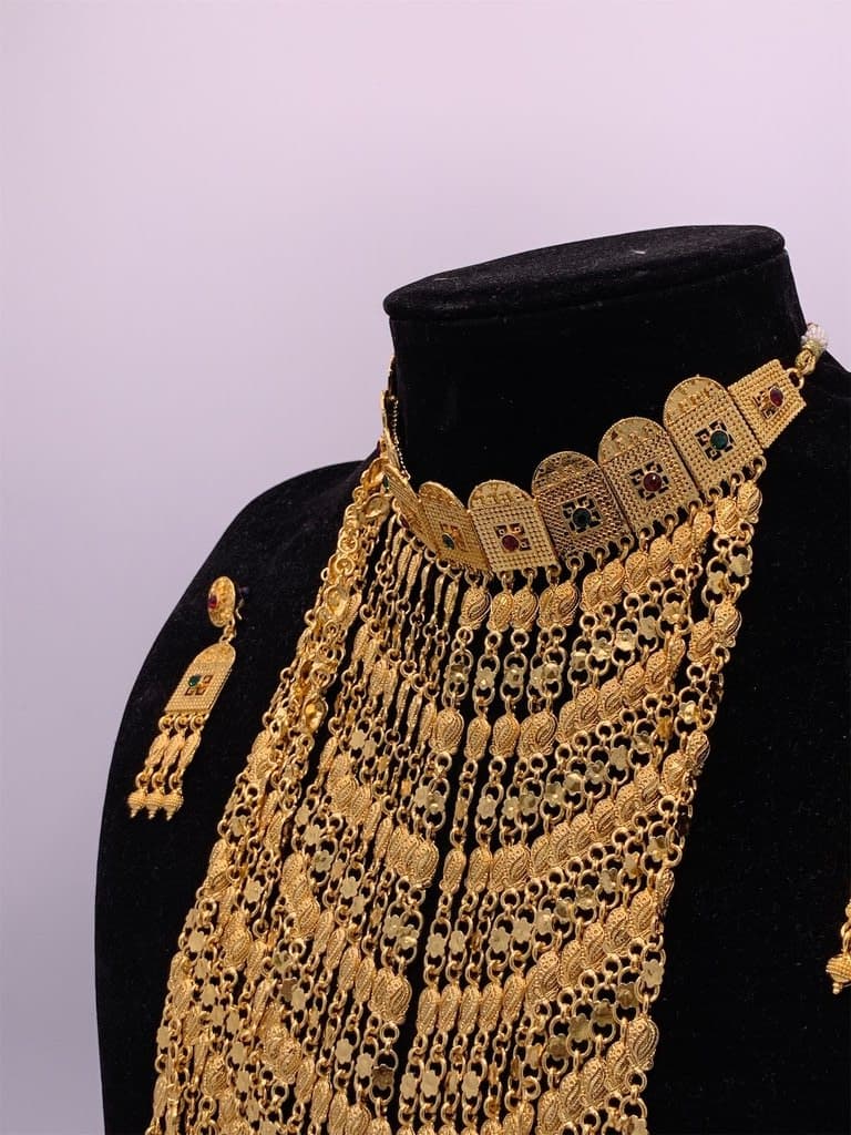 Kurdish Dress Bib Necklace 4
