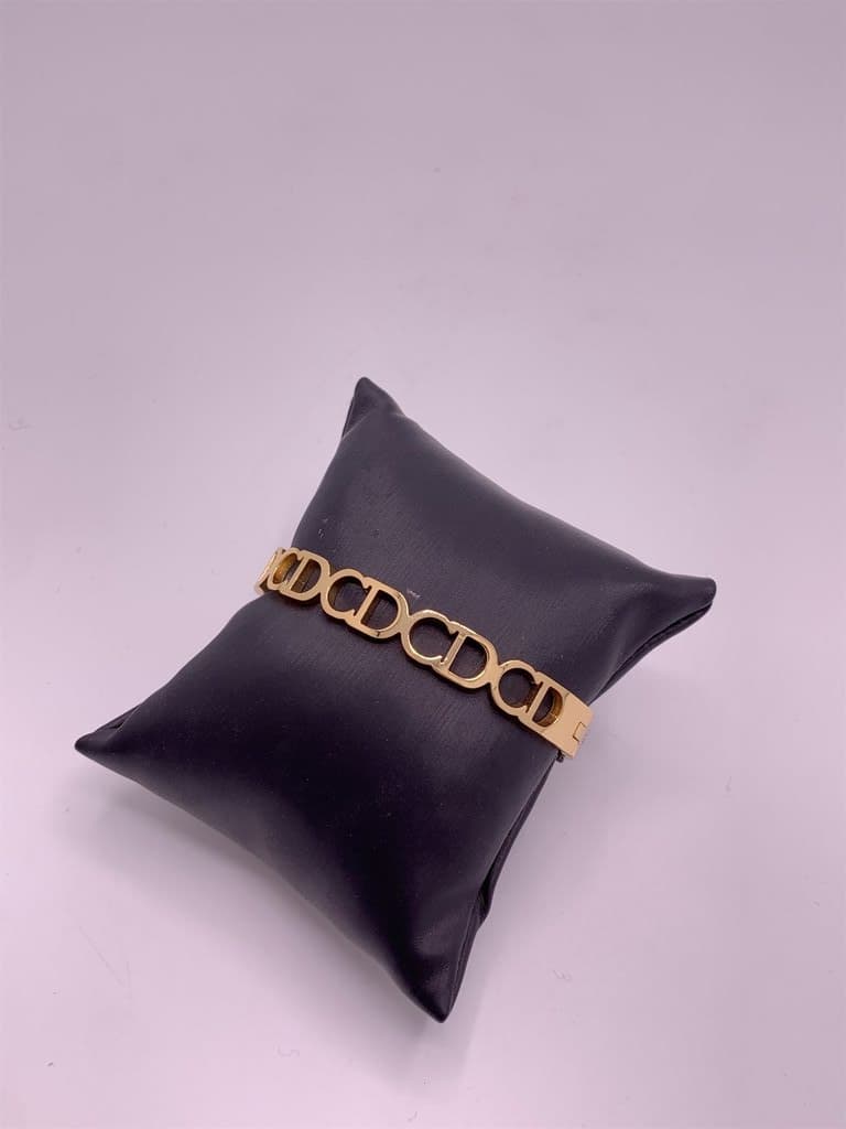 Dior Stainless Steel Zircon Bracelet (Gold) 2