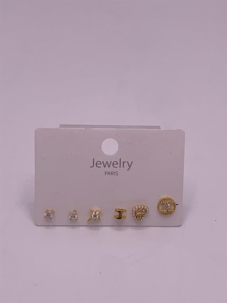 Earrings Set - Gold (3 Pairs) 2