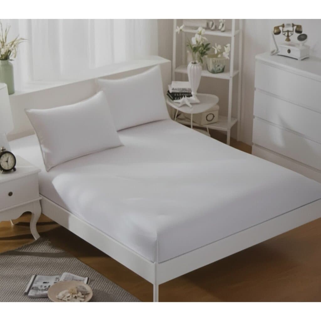 Oster Bedsheet Set 180*200 + 30 Cm, 50*70 Cm + 2Pcs; White - 1820-W