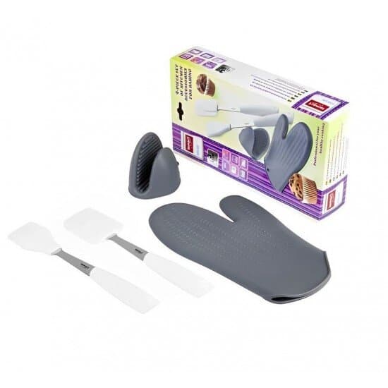 Lamart 4-Piece Cooking Set - LT3017 (Silver)