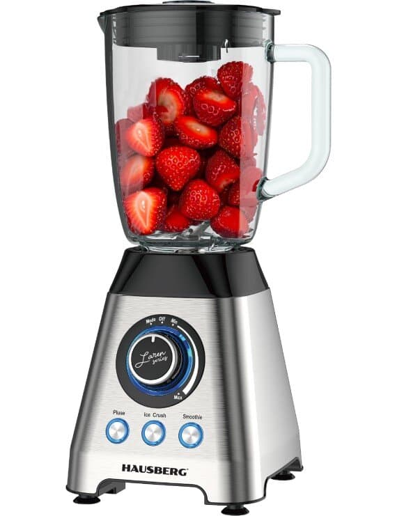 Hausberg Glass Jar Blender - HB-7764IN 2