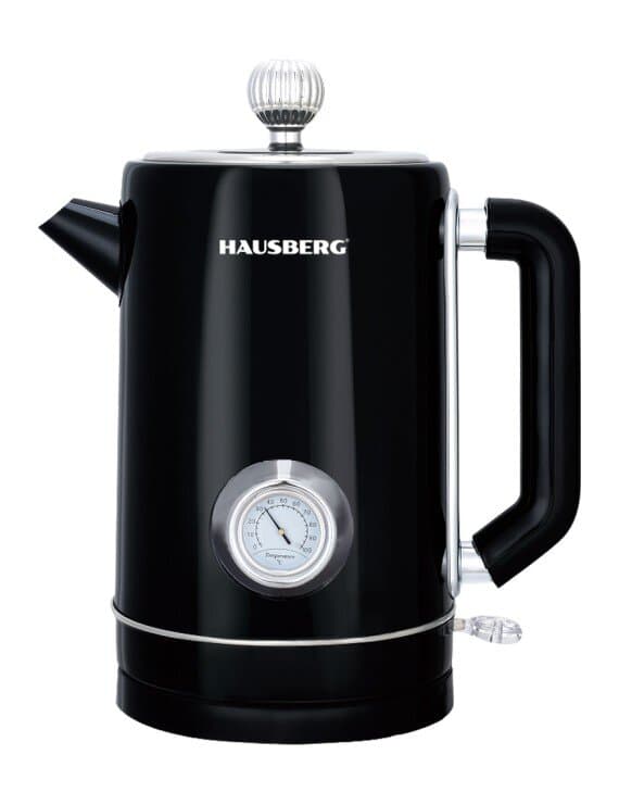 Hausberg Electric Steel Kettle With Temperature Gauge - HB-3626NG
