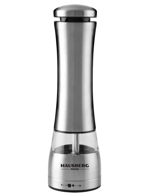 Hausberg Steel Salt And Pepper Grinder With Battery - HB-H 7650