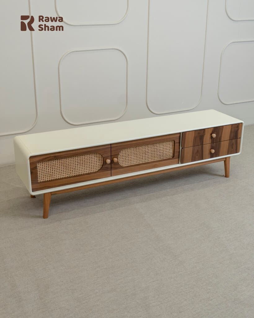 Iliza 2m TV Table - White