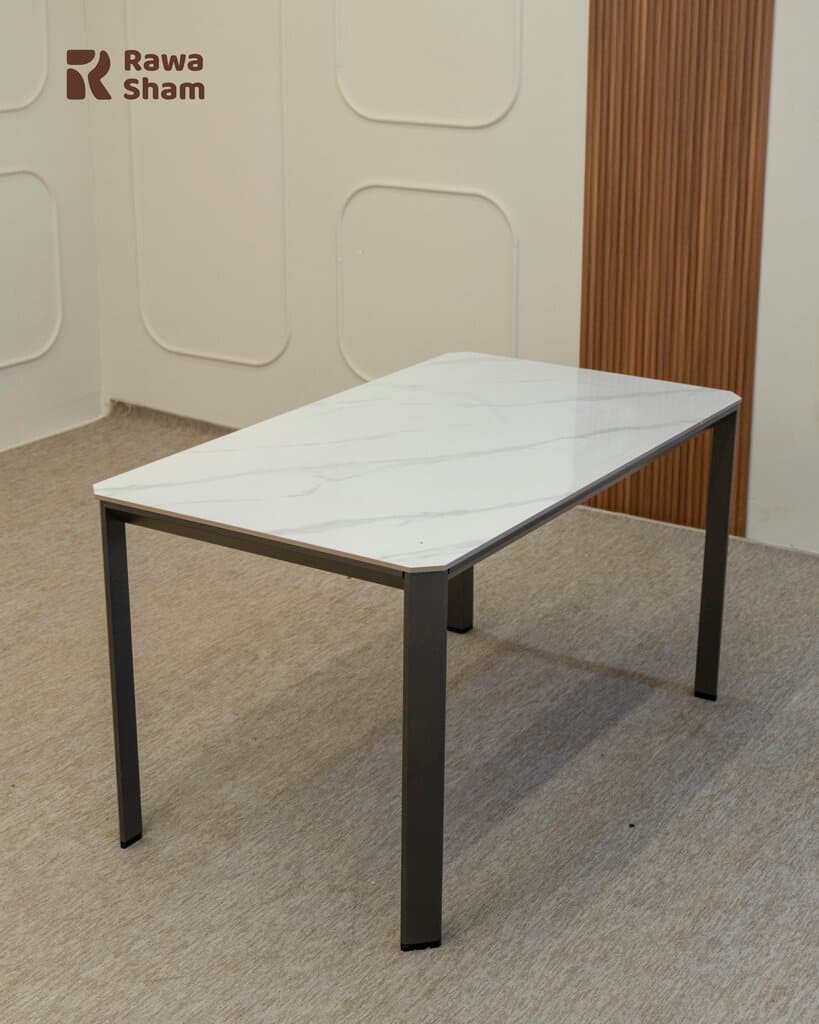 Marble Top Table 140cm - White