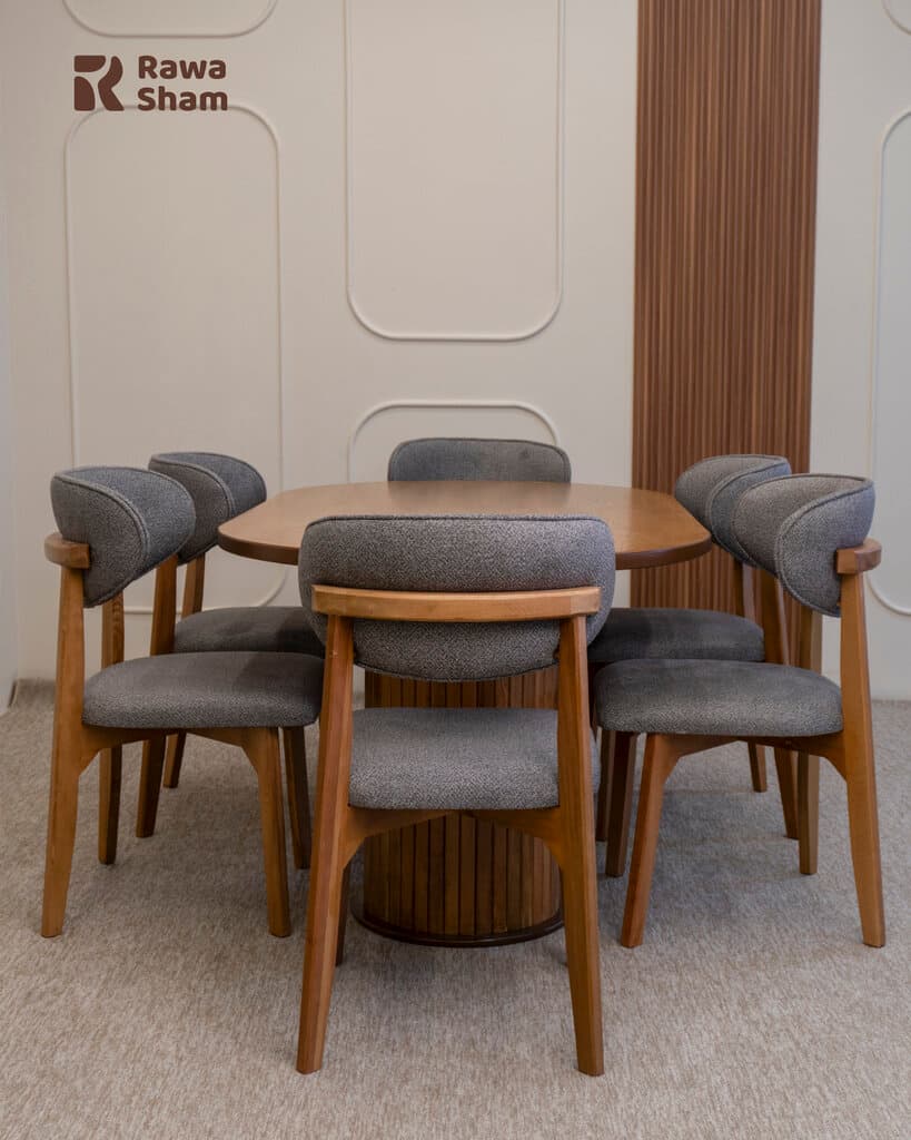 Moscow Irem 6 Person Dining Table - Gray 2