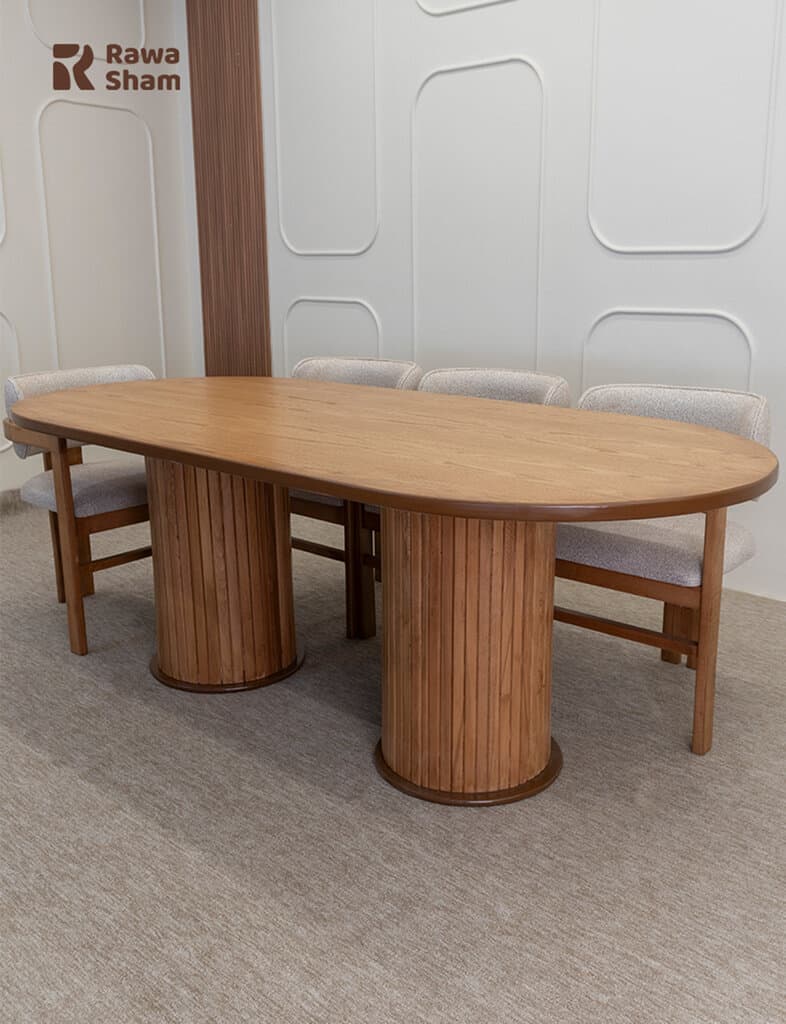 Eram 8 Person Dining Table - Cream 3