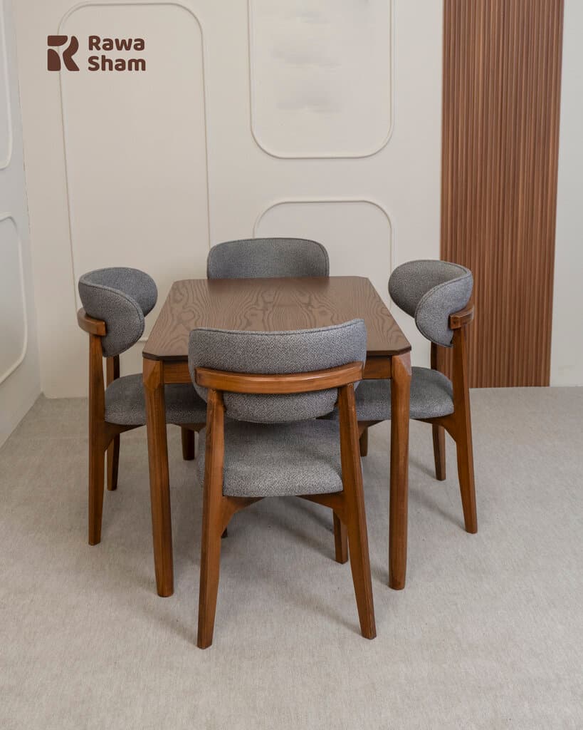 Moscow 4 Persons Dining Set - Gray 3