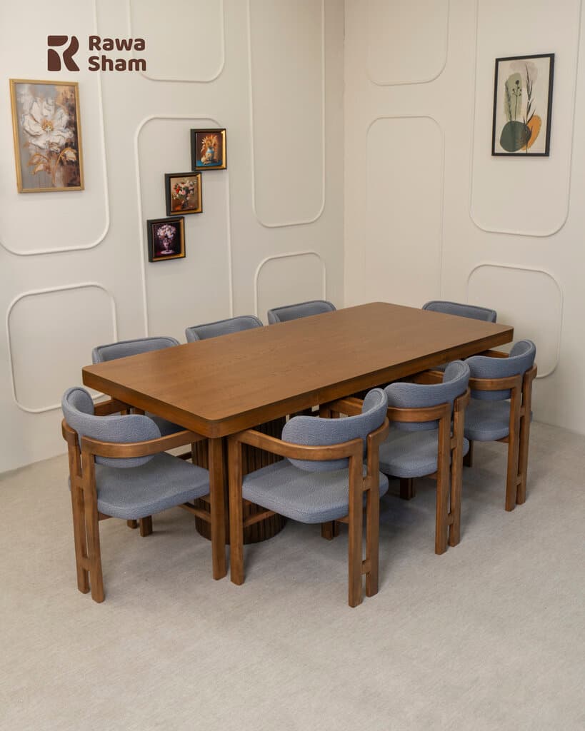 Iram 8 Person Dining Table - Gray