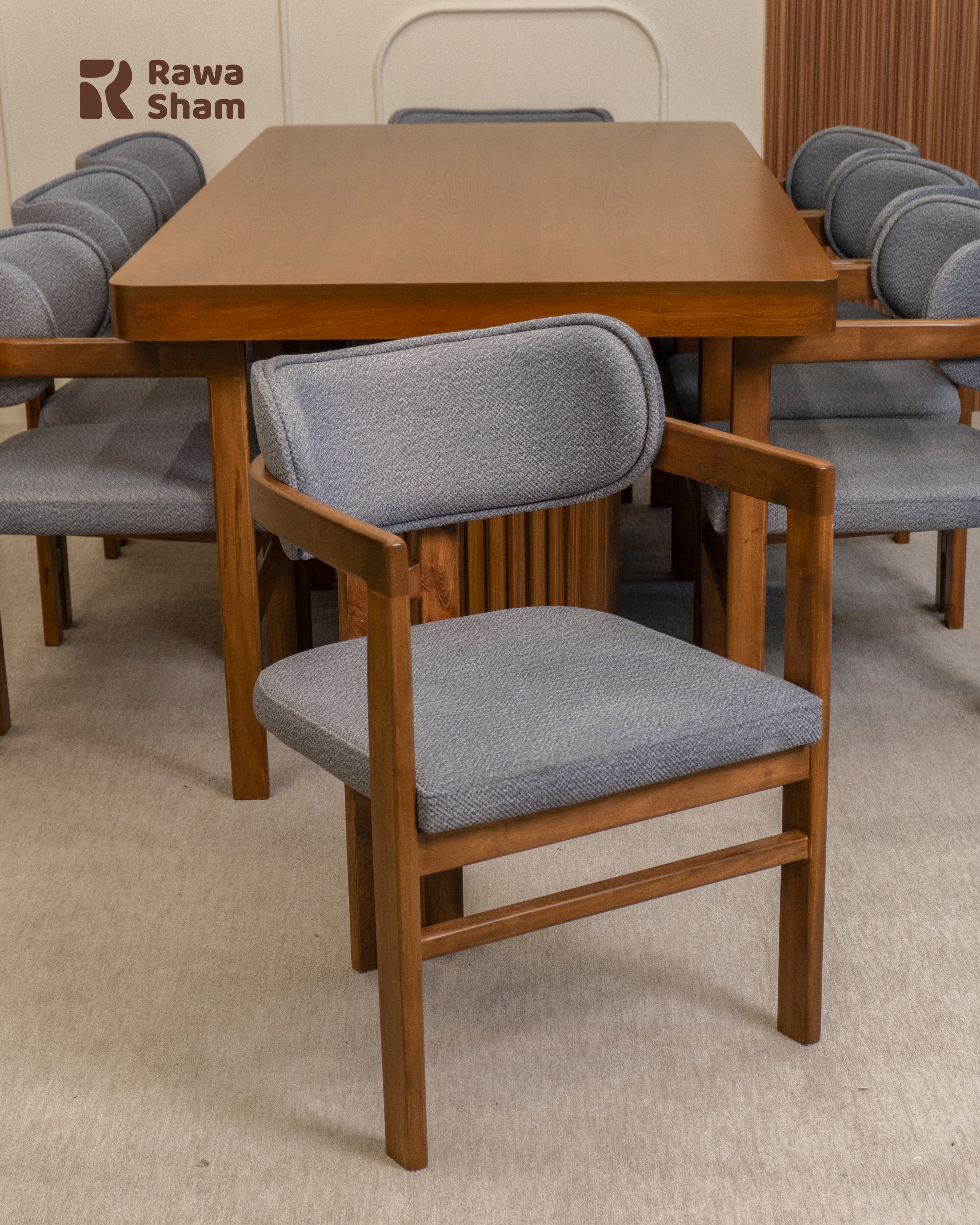 Iram 8 Person Dining Table - Gray 5