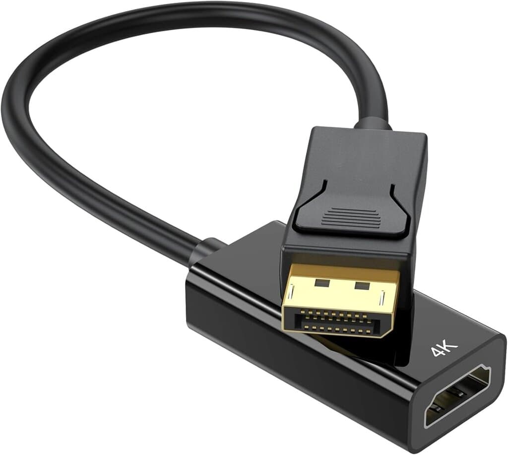 DisplayPort to HDMI Cable High-Quality Video Converter