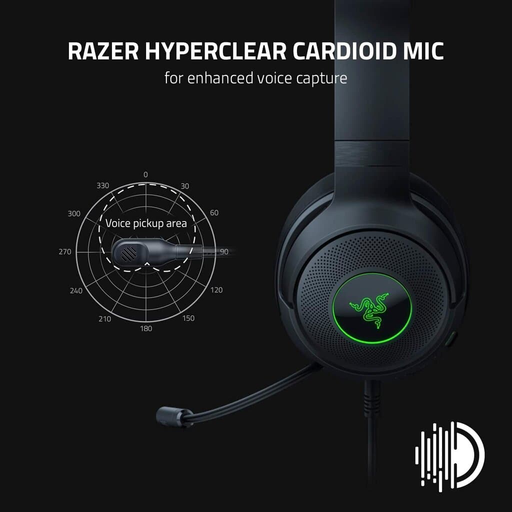 Razer Kraken V3X Wired Gaming Headset 4