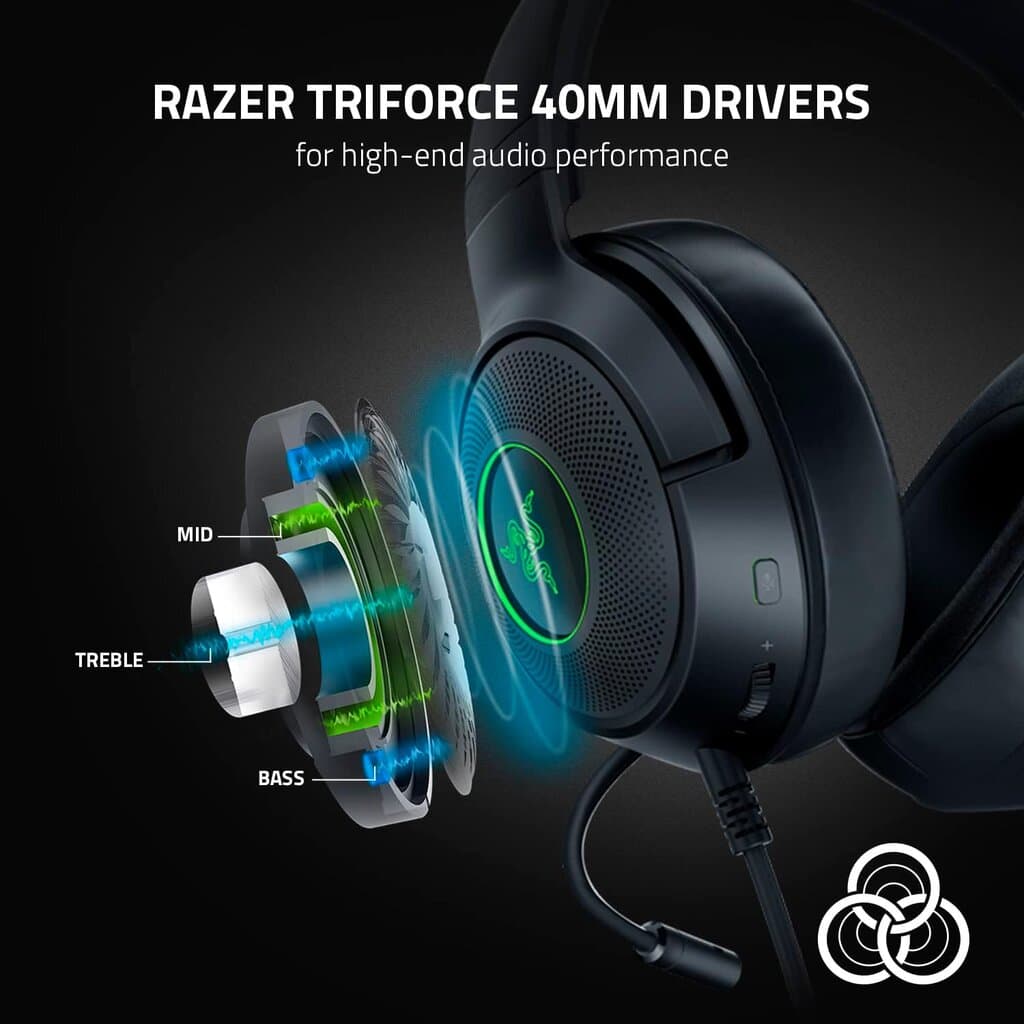 Razer Kraken V3X Wired Gaming Headset 3