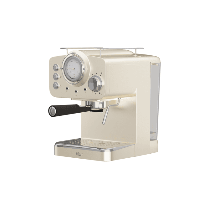 Zilan Espresso Machine Retro - ZLN2992 (Beige)