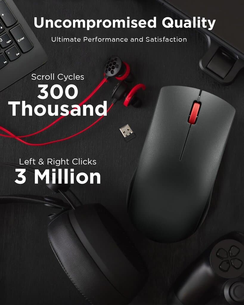 Lenovo 150 Wireless Mouse 2.4GHz 3