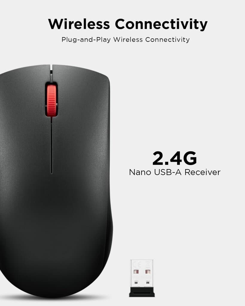 Lenovo 150 Wireless Mouse 2.4GHz 6