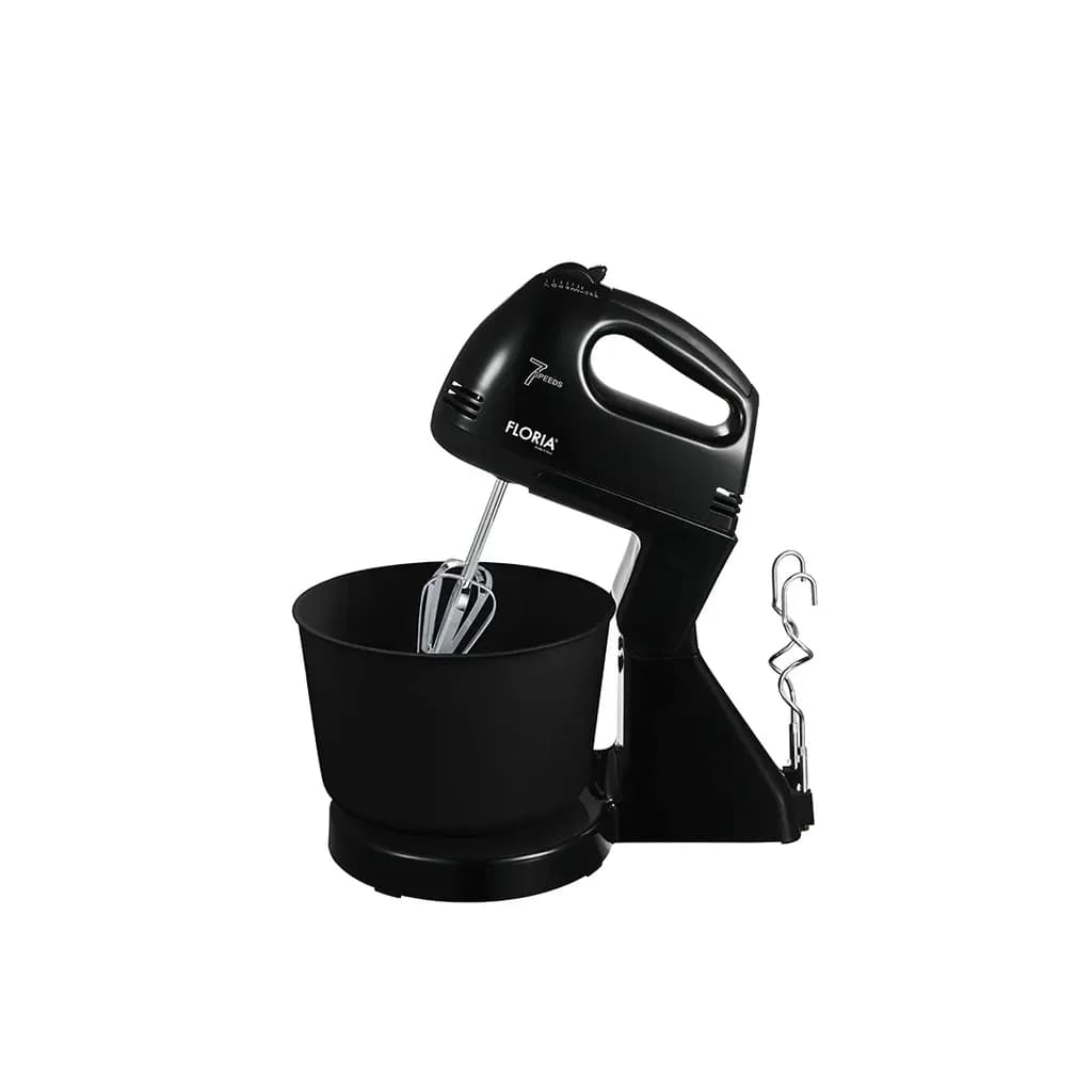 Floria Hand Mixer With Bowl  - ZLN7574 (Black)