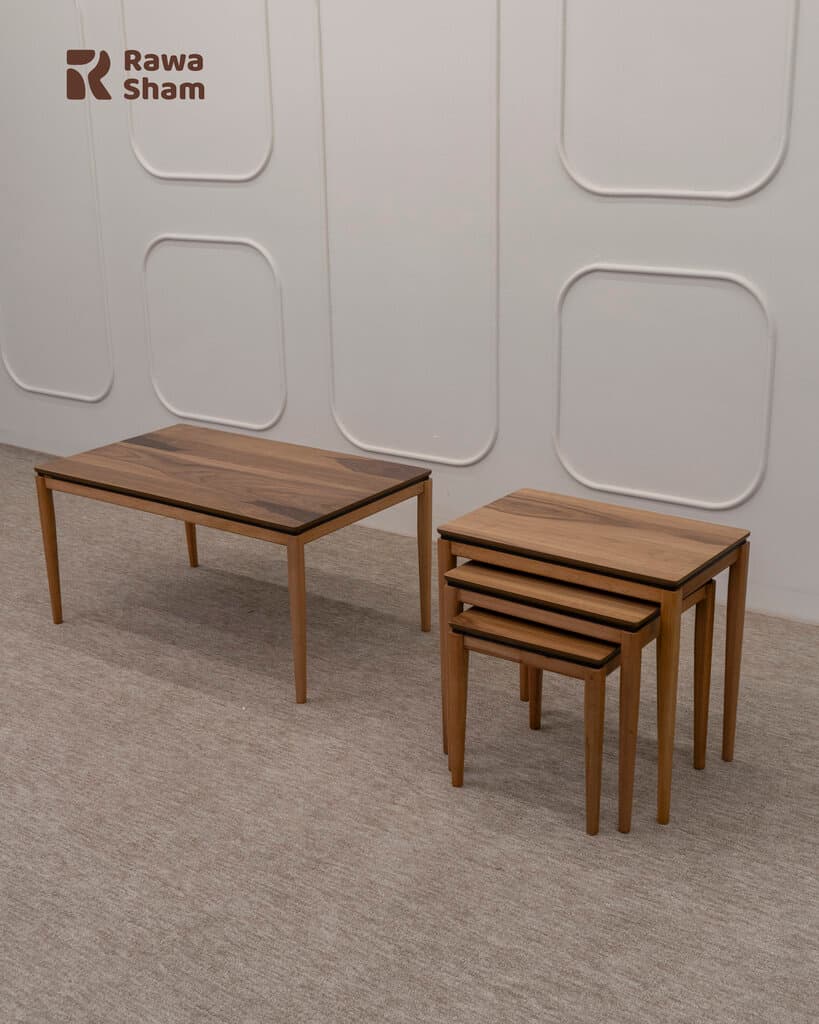 Manly 4pcs Nesting Table - Dark Brown