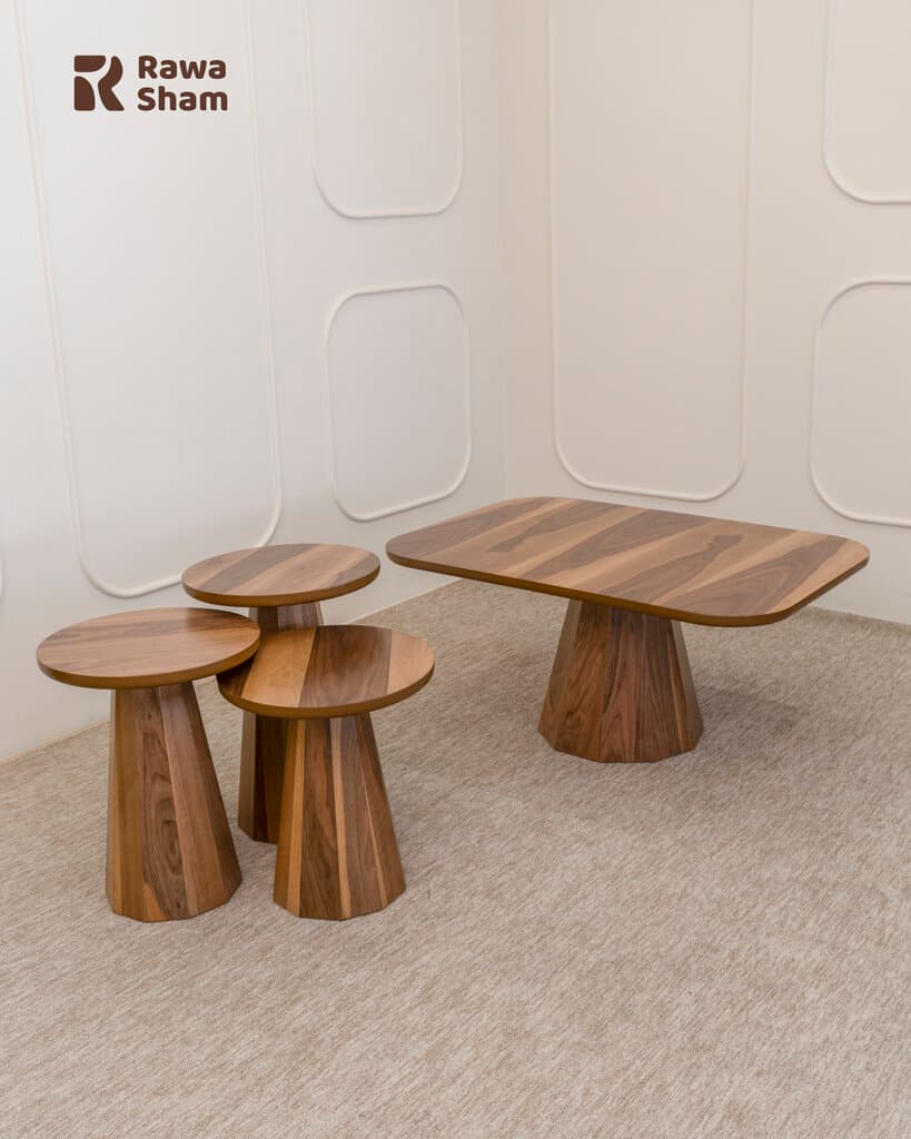 Gulldan 4pcs Nesting Table - Wood