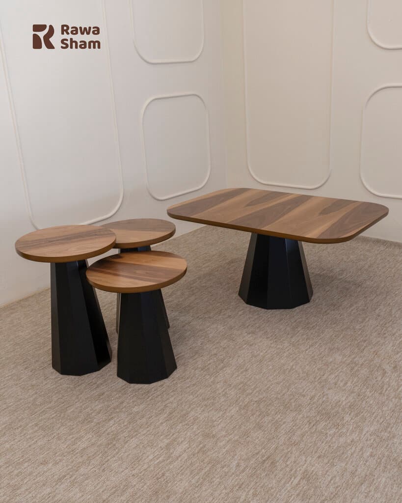 Gulldan 4pcs Nesting Table - Black