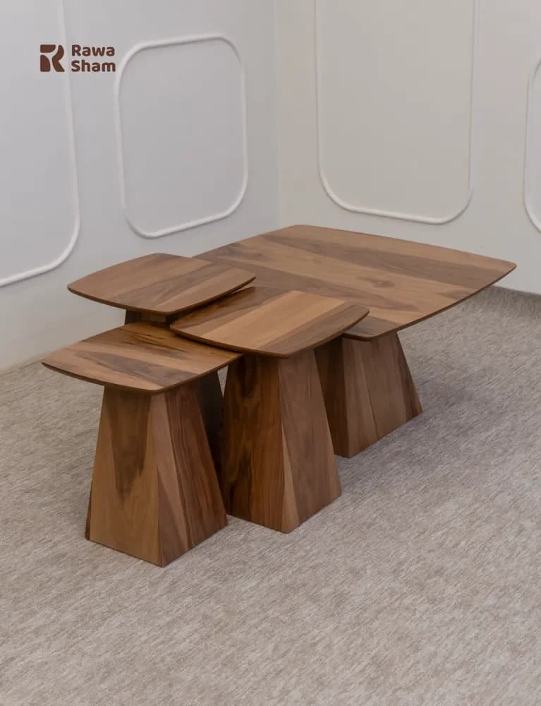 Gulldan 4pcs Nesting Table - Wood