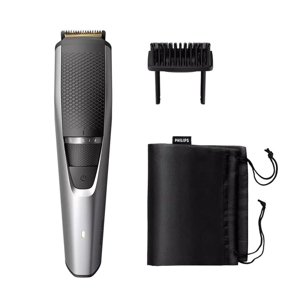 Philips Beard Trimmer S3000 - BT3222 (Silver)