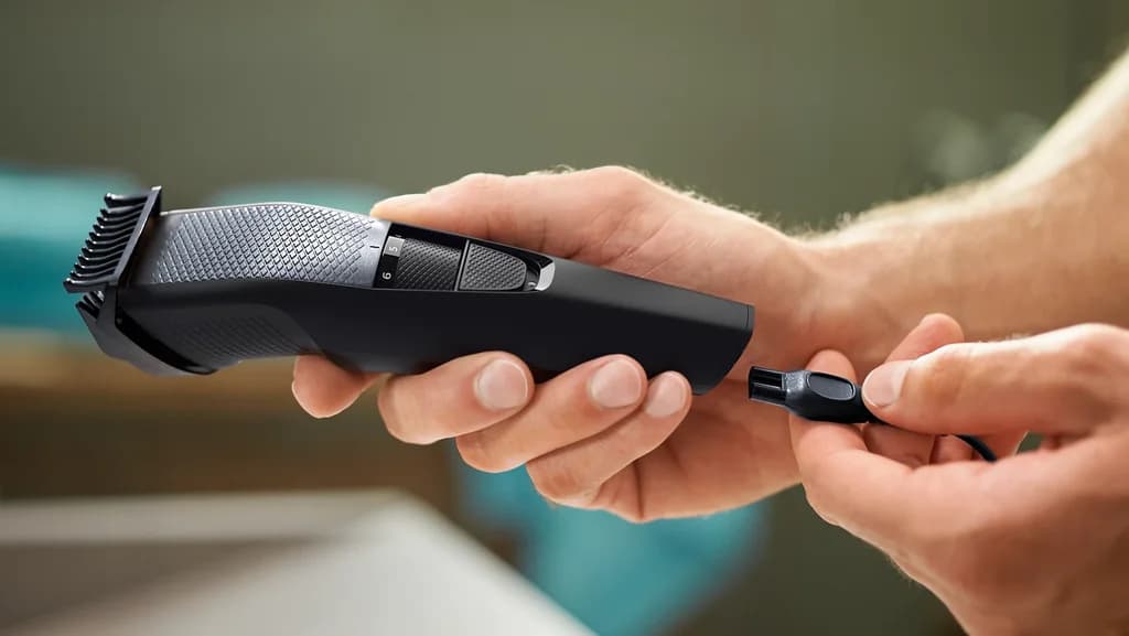 Philips Beard Trimmer S3000 - BT3208 (Black) 7
