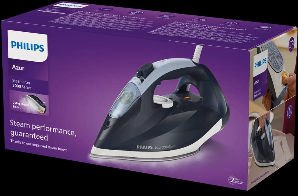 Philips 7000 Series Arzur Steam Iron - DST7030 (Dark Blue) 6