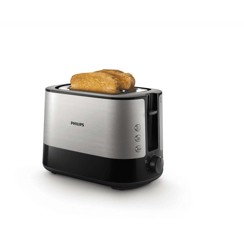 Philips Viva Collection Toaster -  HD2637-90 (Silver+Black)