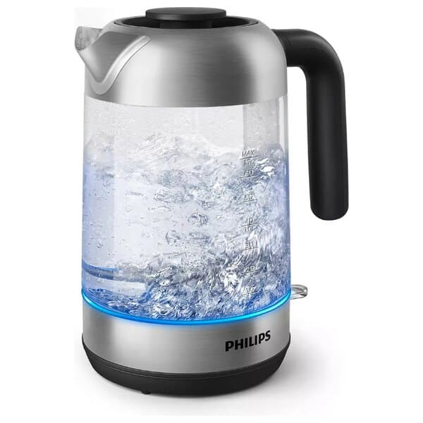 Philips Series 5000 Glass Kettle 1.7L - HD9339 (Silver)