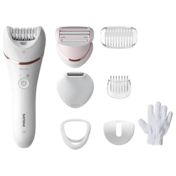 Philips Epilator S8000 Wet & Dry - BRE720 (White)