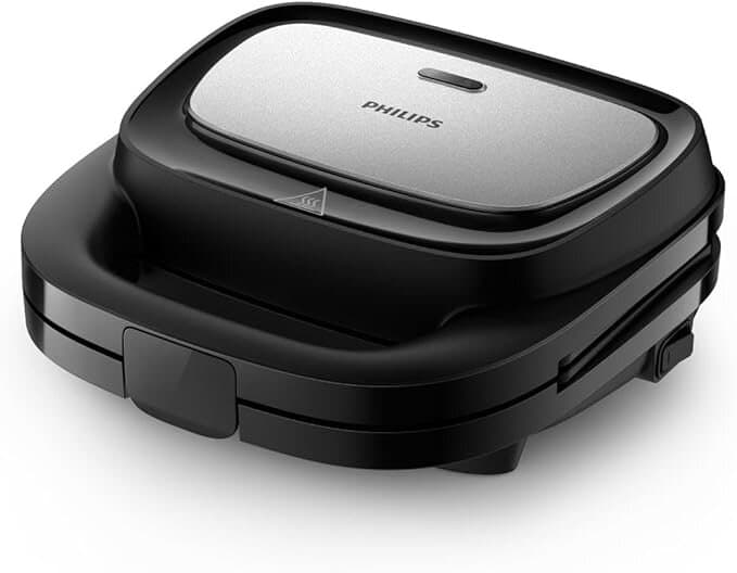 Philips Sandwich Maker S5000 - HD2350 (Silver+Black)