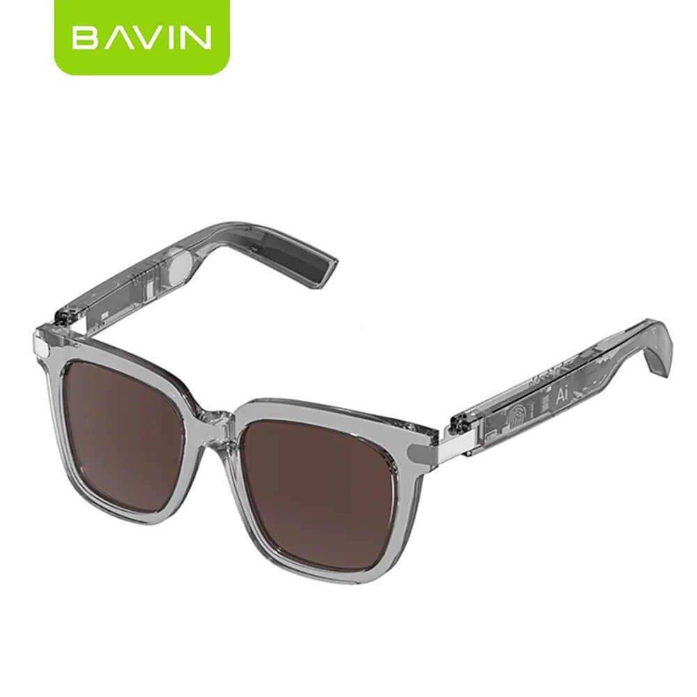 BAVIN BA101 Ai Smart Translation Sunglasses BT 5.4 w/ 130+ Languages, Open-Ear Hi-Fi Sound, Touch Co