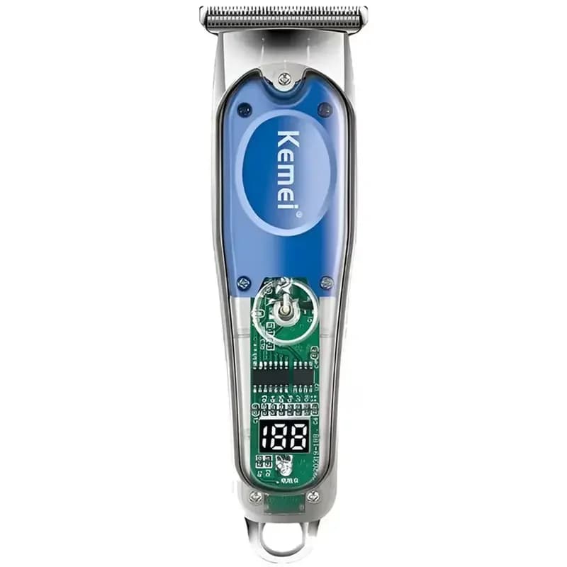 Kemei Hair Clipper - KM-322 (Silver+Blue)
