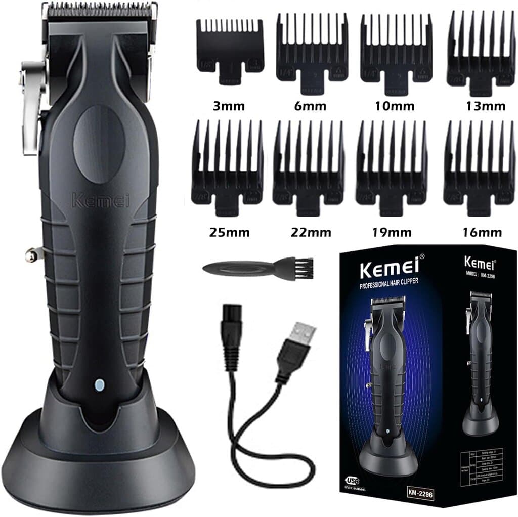 Kemei Hair Clipper - KM-2296 (Black) 2